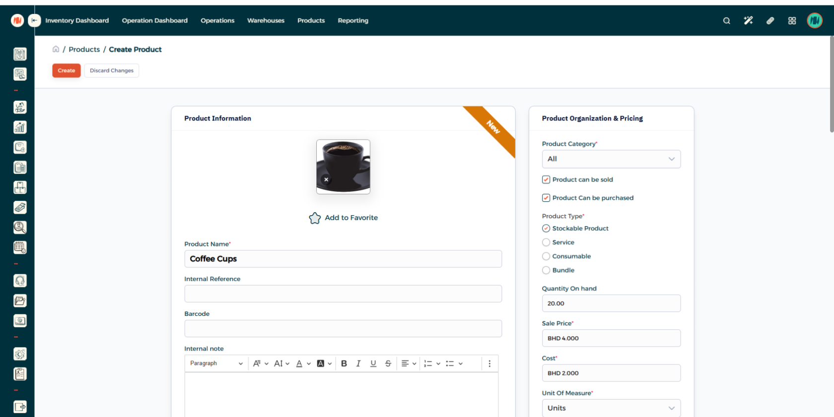 Step 2 - Create Purchase Order