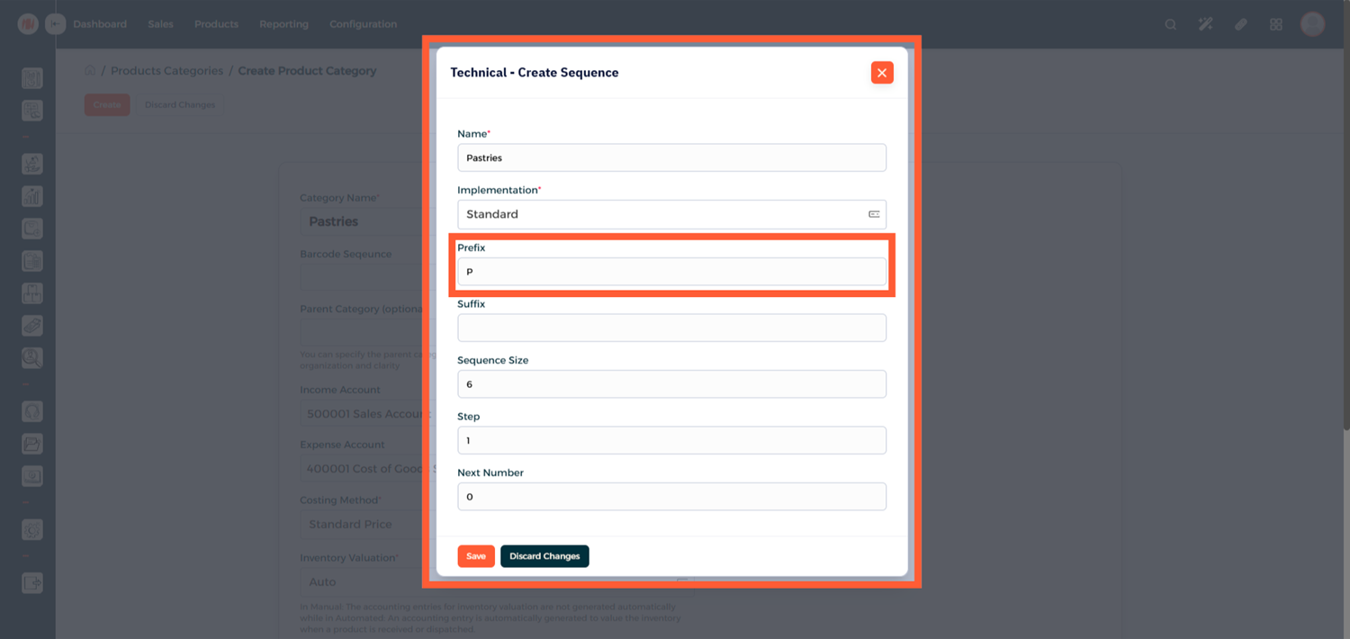 Step 2 - Create New Product