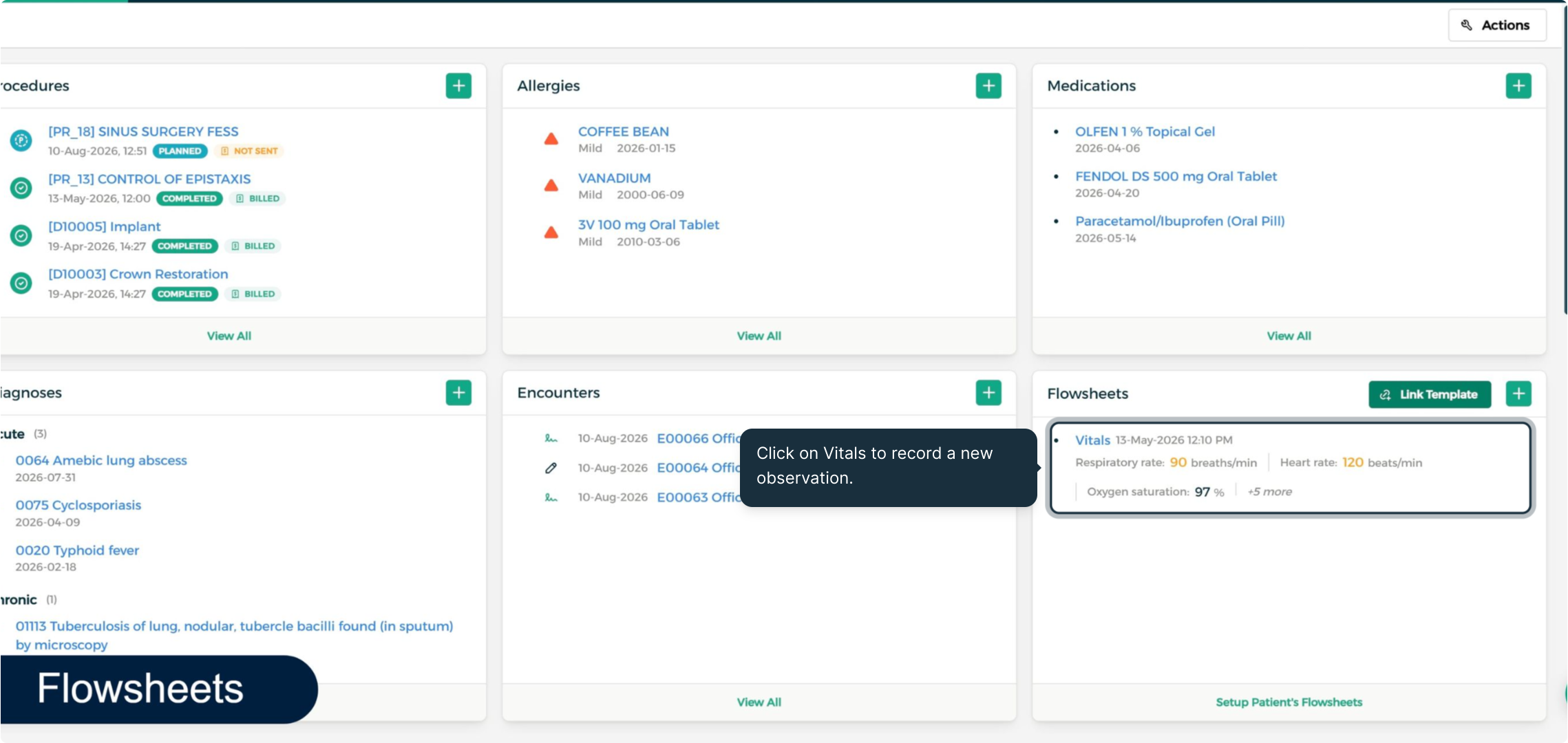 Step 1 - Link a Flowsheet Template