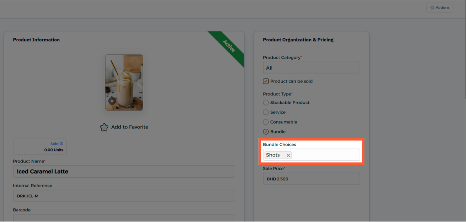 Step 3 - Link Bundle to Product